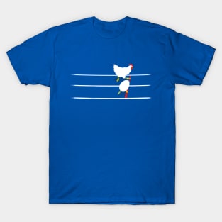 Which Came First? Chicken and the egg saying T-Shirt